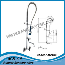 Mounted Pre-Rinse Kitchen Sink Faucet (KM2104)